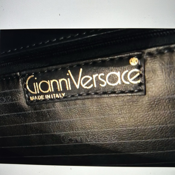 Gianni Versace Vintage Purse with Snake Inlay Pristine Condition - Picture 9 of 11
